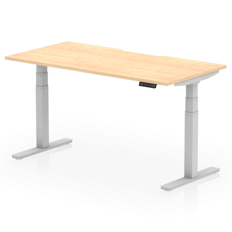 Air Scalloped Edge Height Adjustable Office Desk - Image 44