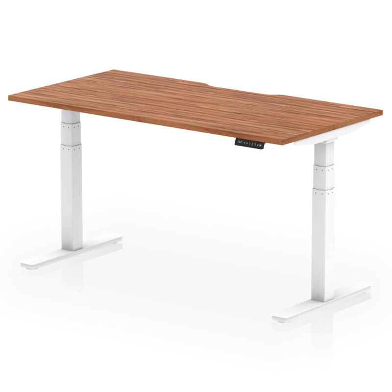 Air Scalloped Edge Height Adjustable Office Desk - Image 51