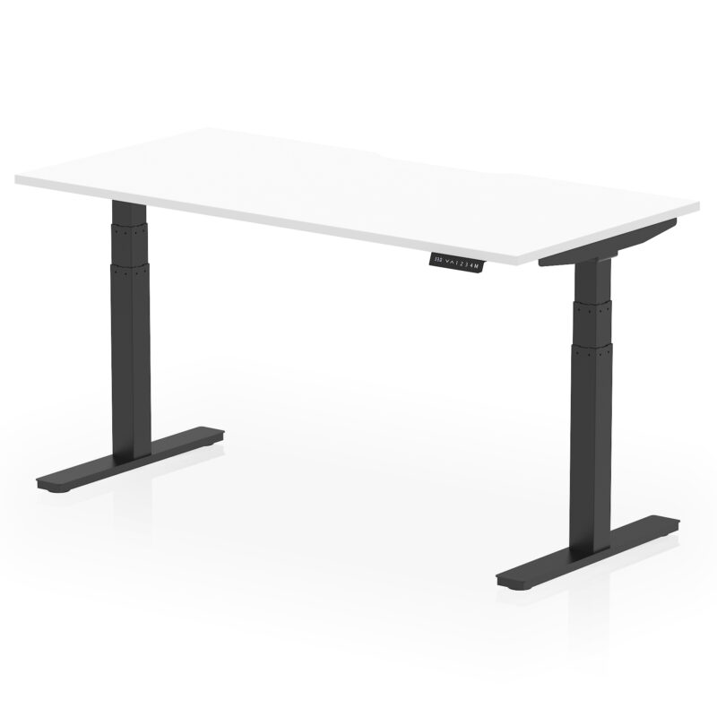 Air Scalloped Edge Height Adjustable Office Desk - Image 52