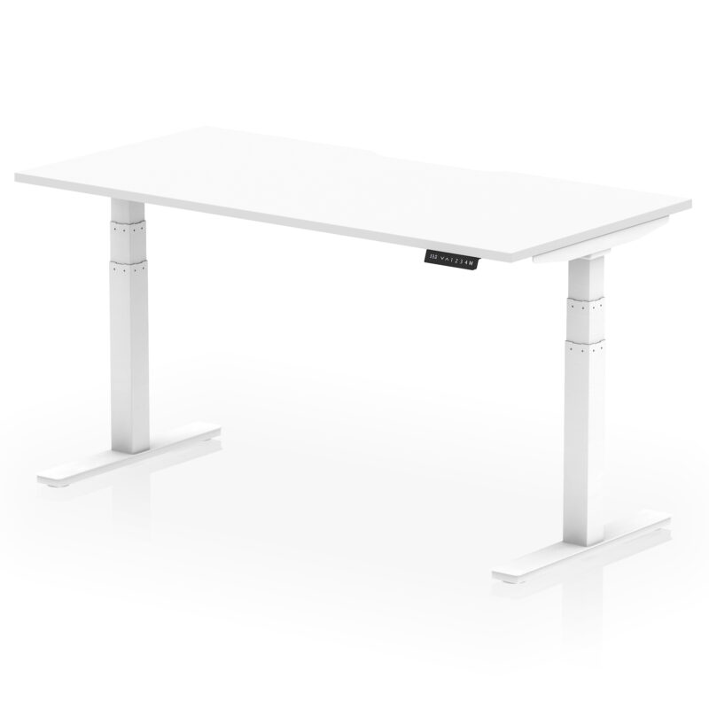 Air Scalloped Edge Height Adjustable Office Desk - Image 54