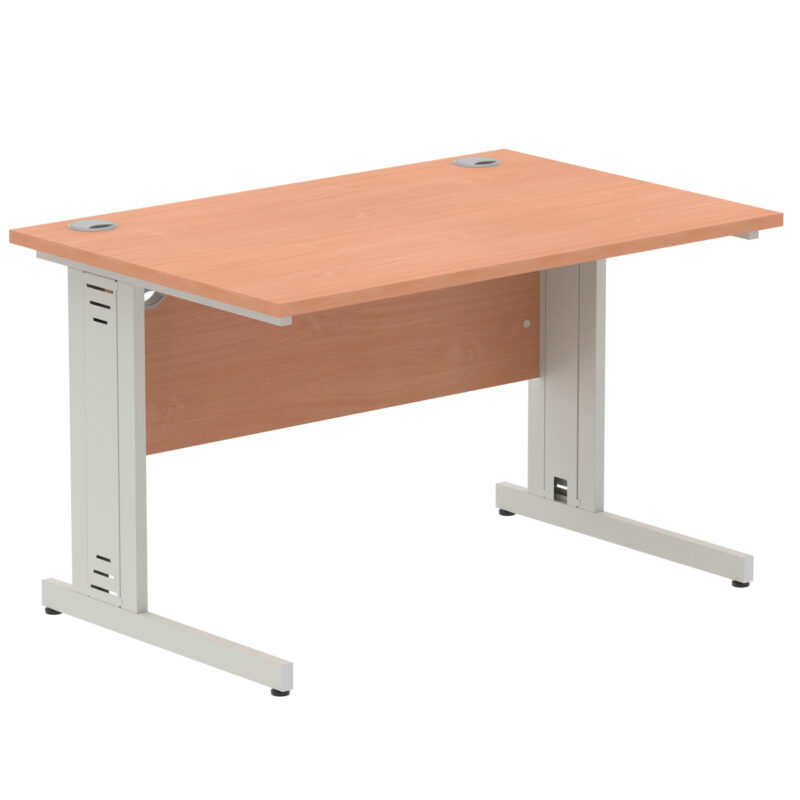 Impulse 1200mm Straight Desk Cable Managed Leg - Image 3