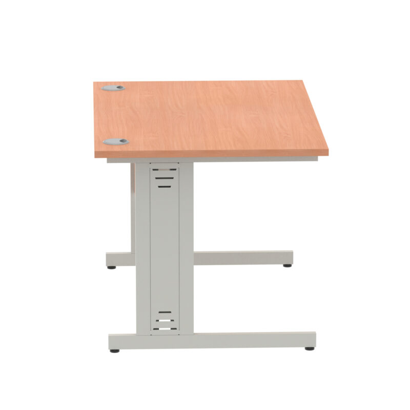 Impulse 1200mm Straight Desk Cable Managed Leg - Image 4