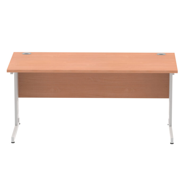 Impulse 1600mm Straight Desk Cable Managed Leg - Image 2