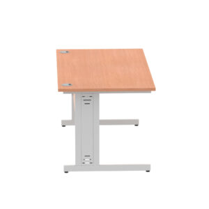 Impulse 1600mm Straight Desk Cable Managed Leg - Image 4