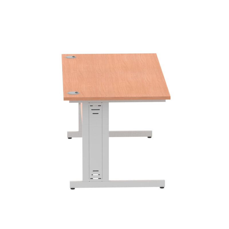 Impulse 1600mm Straight Desk Cable Managed Leg - Image 4