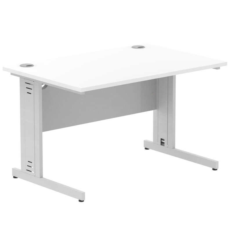 Impulse 1200mm Straight Desk Cable Managed Leg - Image 83