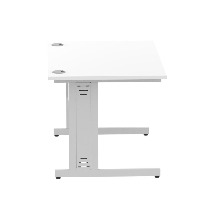 Impulse 1200mm Straight Desk Cable Managed Leg - Image 84