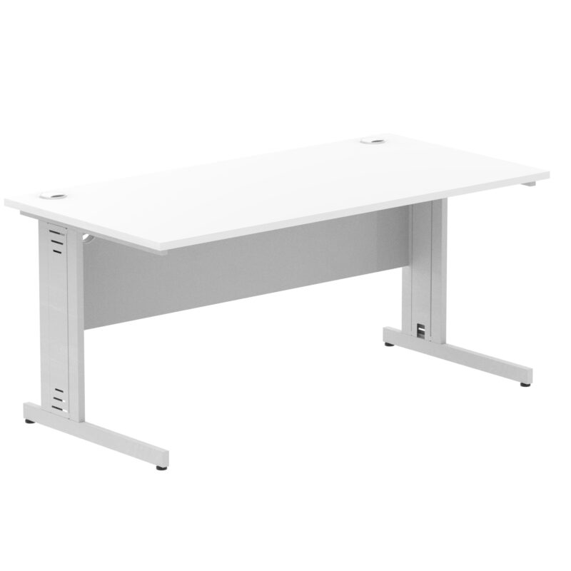 Impulse 1600mm Straight Desk Cable Managed Leg - Image 83