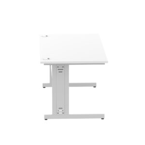 Impulse 1600mm Straight Desk Cable Managed Leg - Image 84