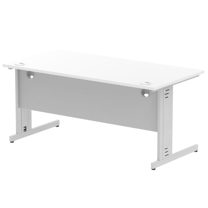 Impulse 1600mm Straight Desk Cable Managed Leg - Image 85