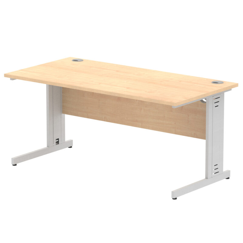 Impulse 1600mm Straight Desk Cable Managed Leg - Image 33