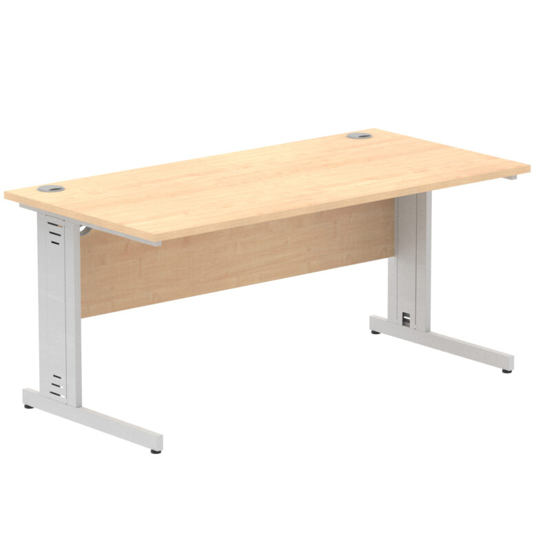 Impulse 1600mm Straight Desk Cable Managed Leg - Image 35