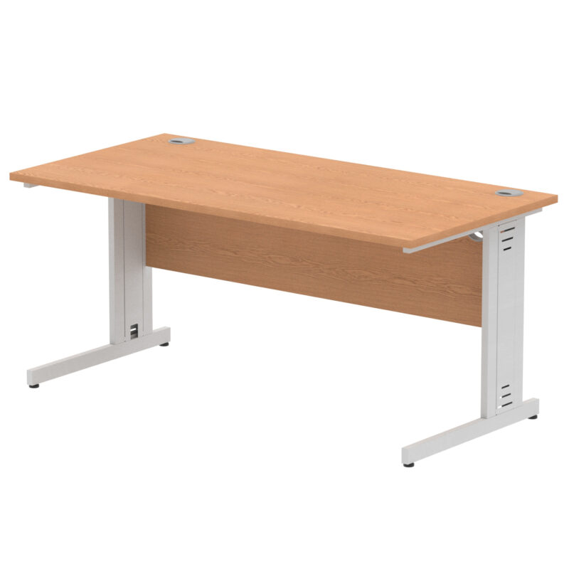 Impulse 1600mm Straight Desk Cable Managed Leg - Image 49