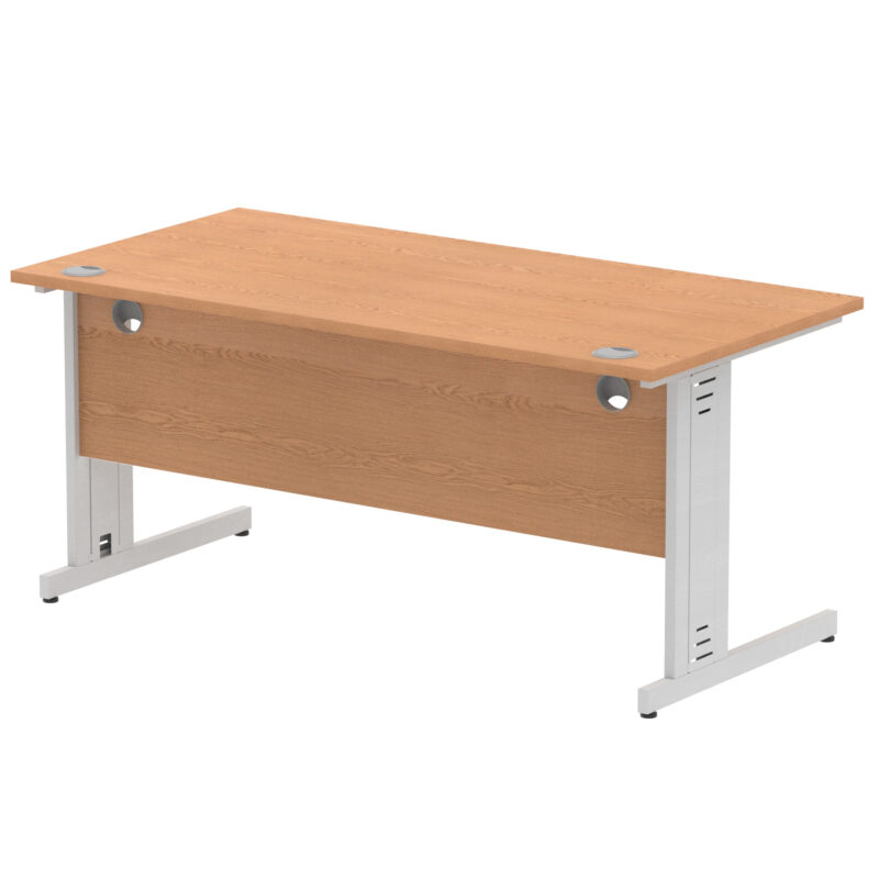Impulse 1600mm Straight Desk Cable Managed Leg - Image 53