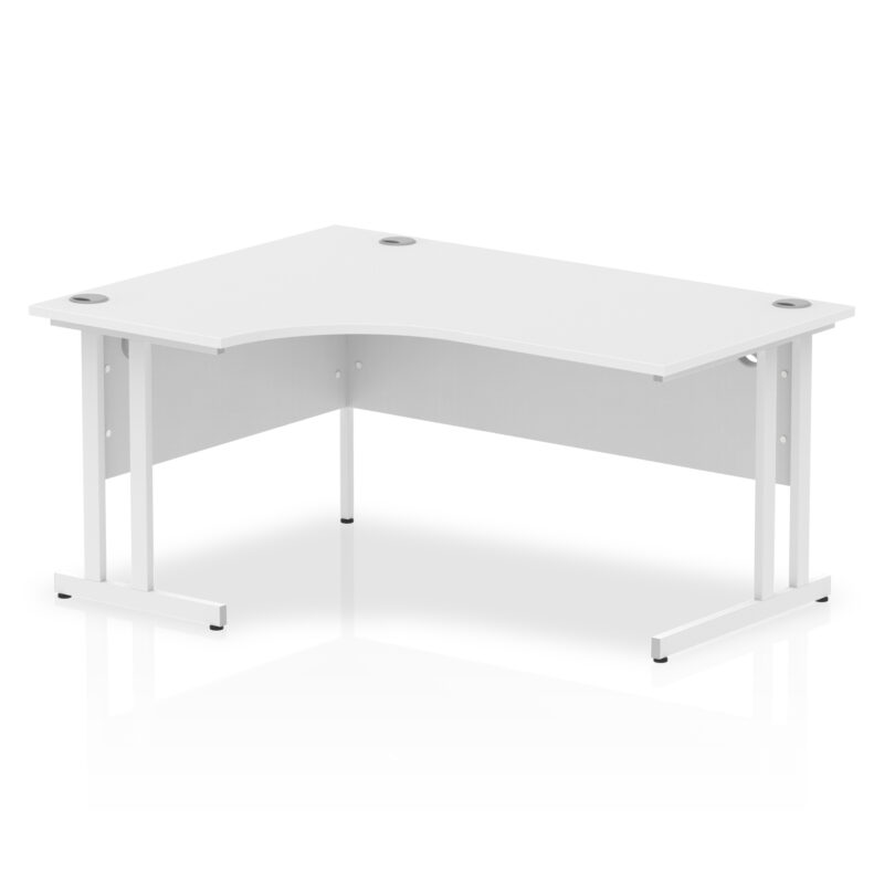 Impulse 1600mm Left Crescent Desk Cantilever Leg - Image 12