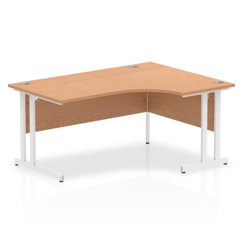 Impulse 1600mm Right Crescent Desk Cantilever Leg - Image 8