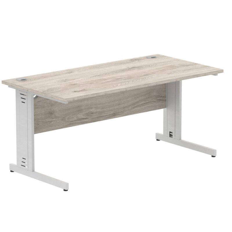 Impulse 1600mm Straight Desk Cable Managed Leg - Image 19