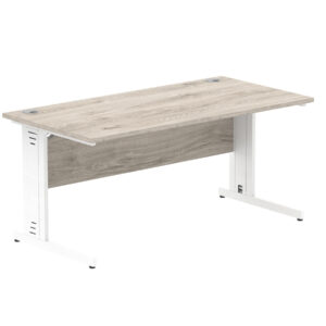 Impulse 1600mm Straight Desk Cable Managed Leg - Image 27