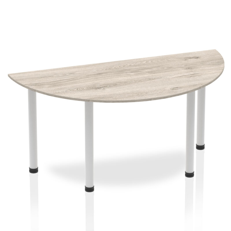 Impulse Semi-Circle Table With Post Leg - Image 9
