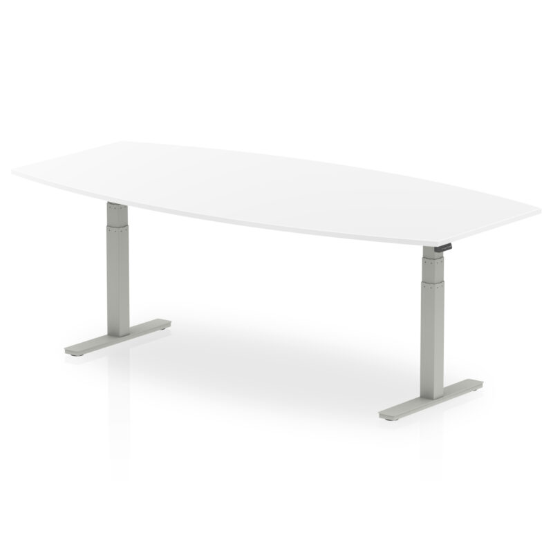 High Gloss Writable Boardroom Table Height Adjustable - Image 19