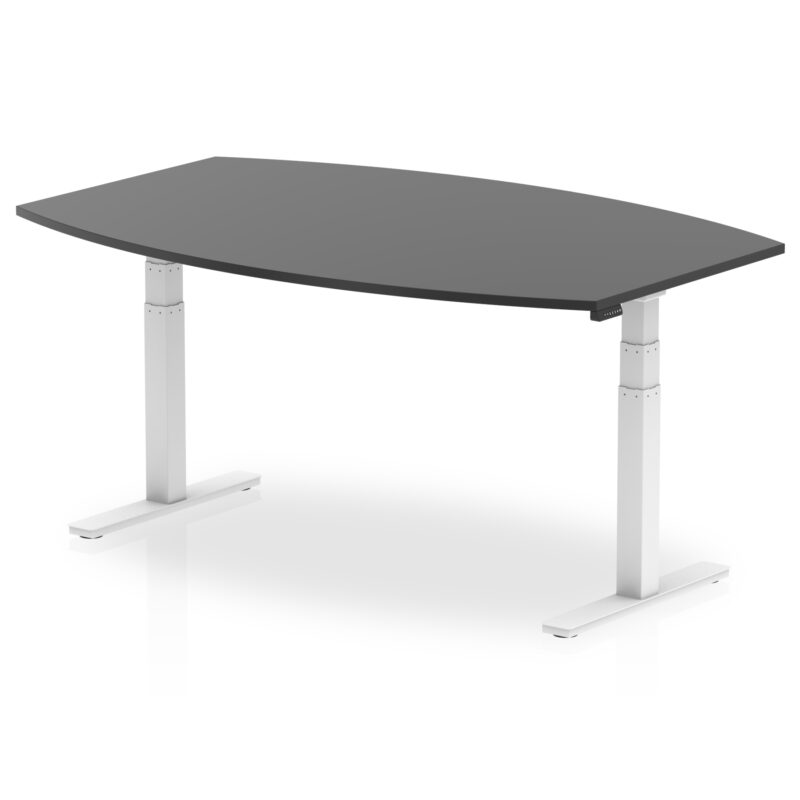 High Gloss Writable Boardroom Table Height Adjustable - Image 4