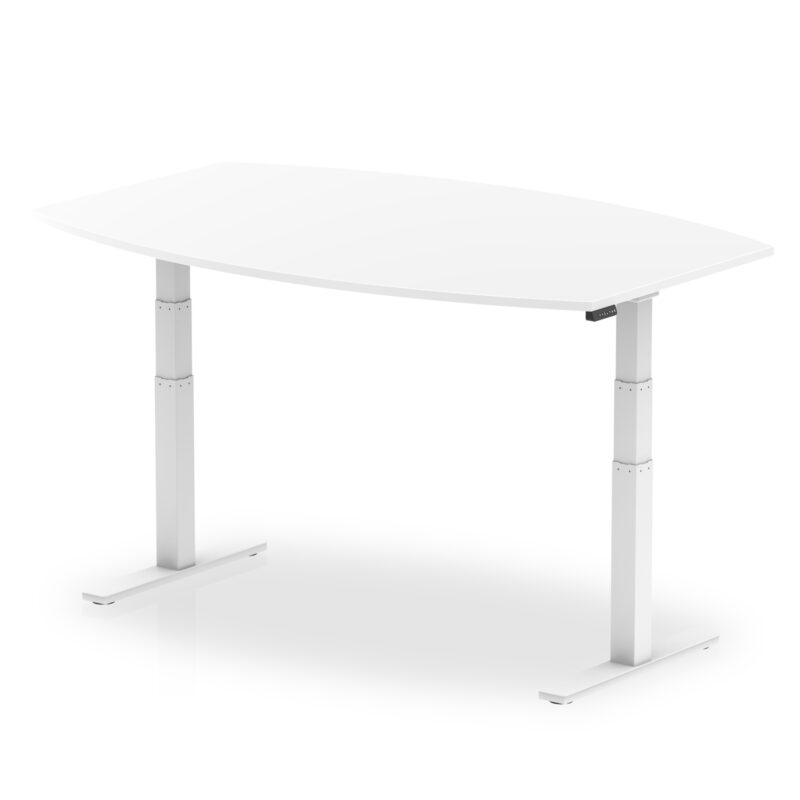 High Gloss Writable Boardroom Table Height Adjustable - Image 11