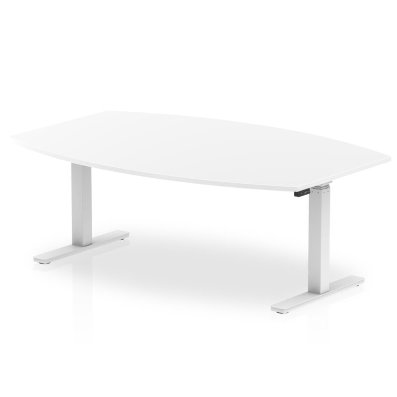 High Gloss Writable Boardroom Table Height Adjustable - Image 12