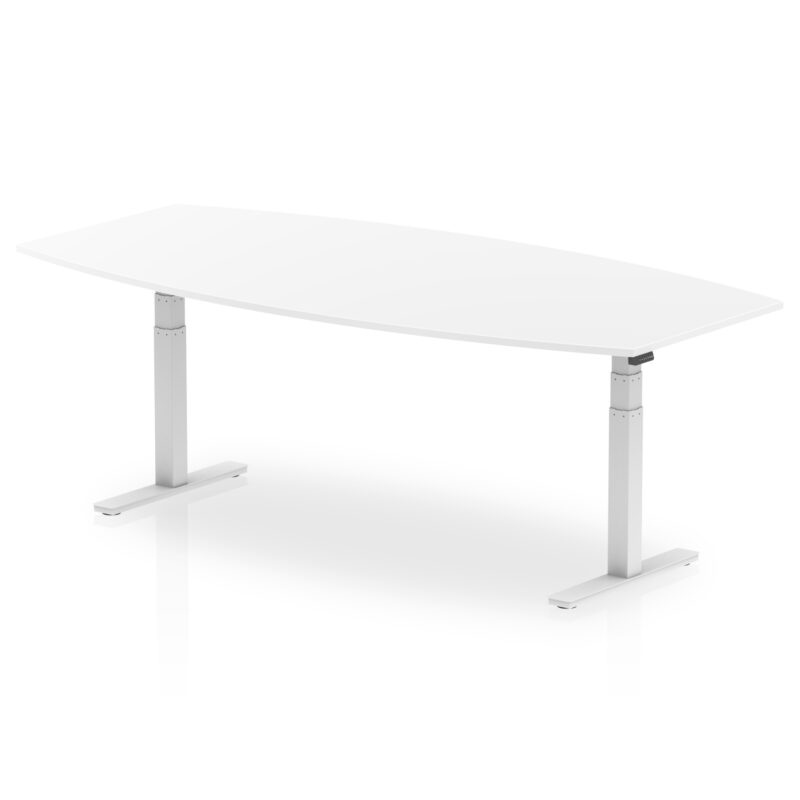 High Gloss Writable Boardroom Table Height Adjustable - Image 22