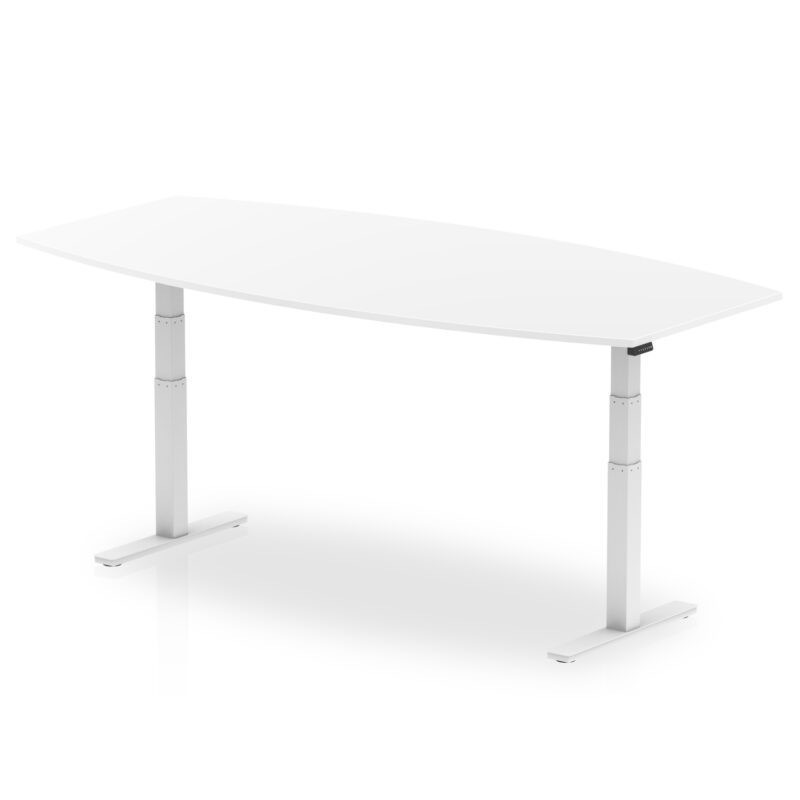High Gloss Writable Boardroom Table Height Adjustable - Image 23