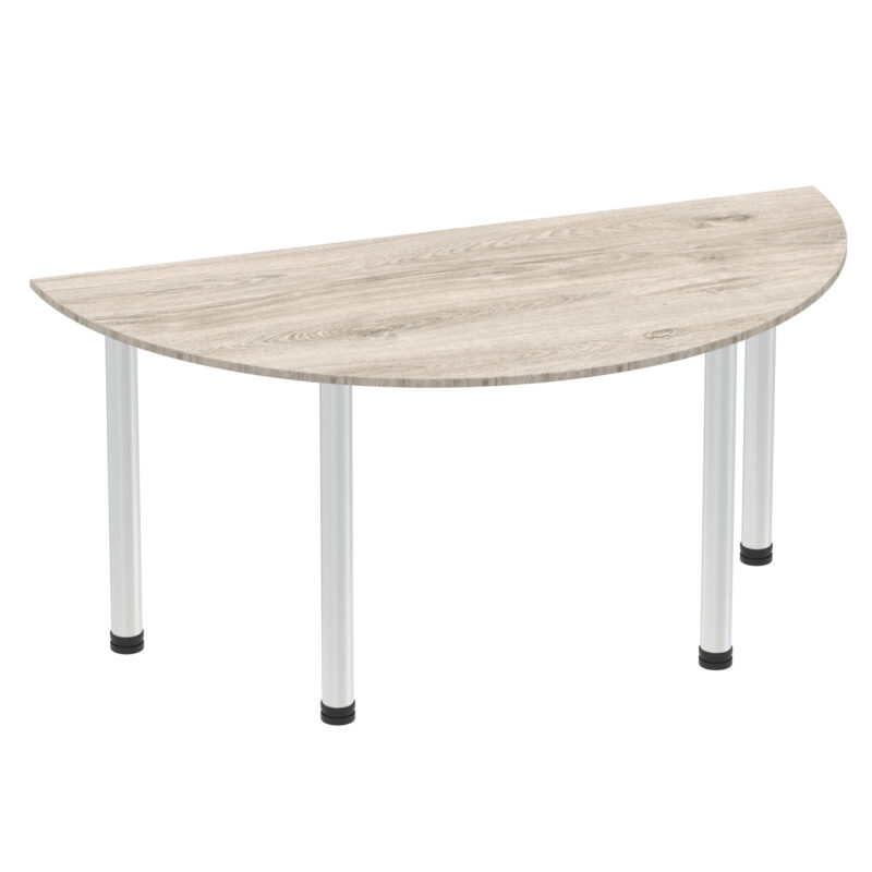 Impulse Semi-Circle Table With Post Leg - Image 7