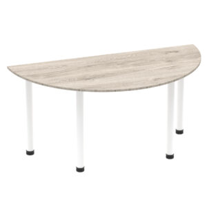 Impulse Semi-Circle Table With Post Leg - Image 10