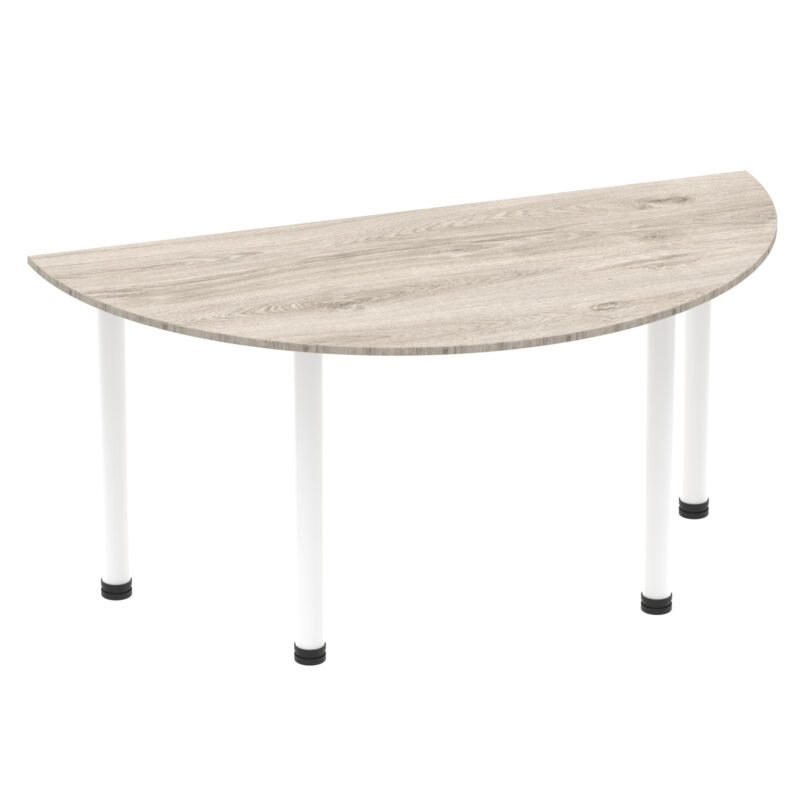 Impulse Semi-Circle Table With Post Leg - Image 10