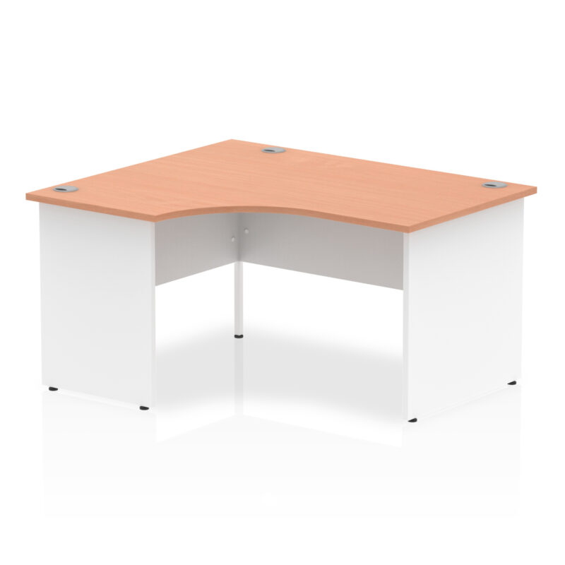 Impulse 1400mm Left Crescent Desk Panel End Leg - Image 2
