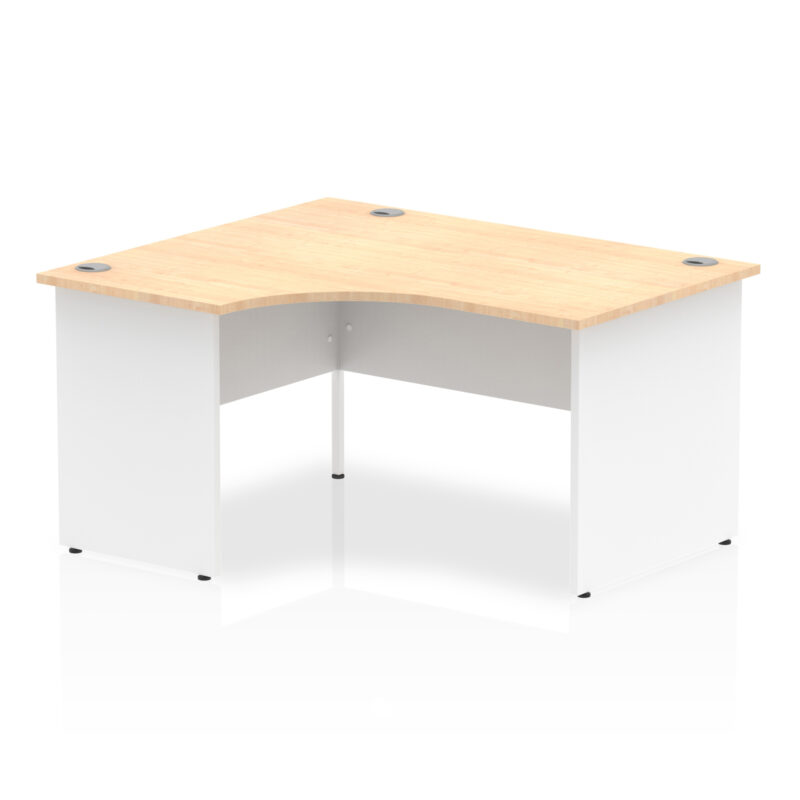 Impulse 1400mm Left Crescent Desk Panel End Leg - Image 6
