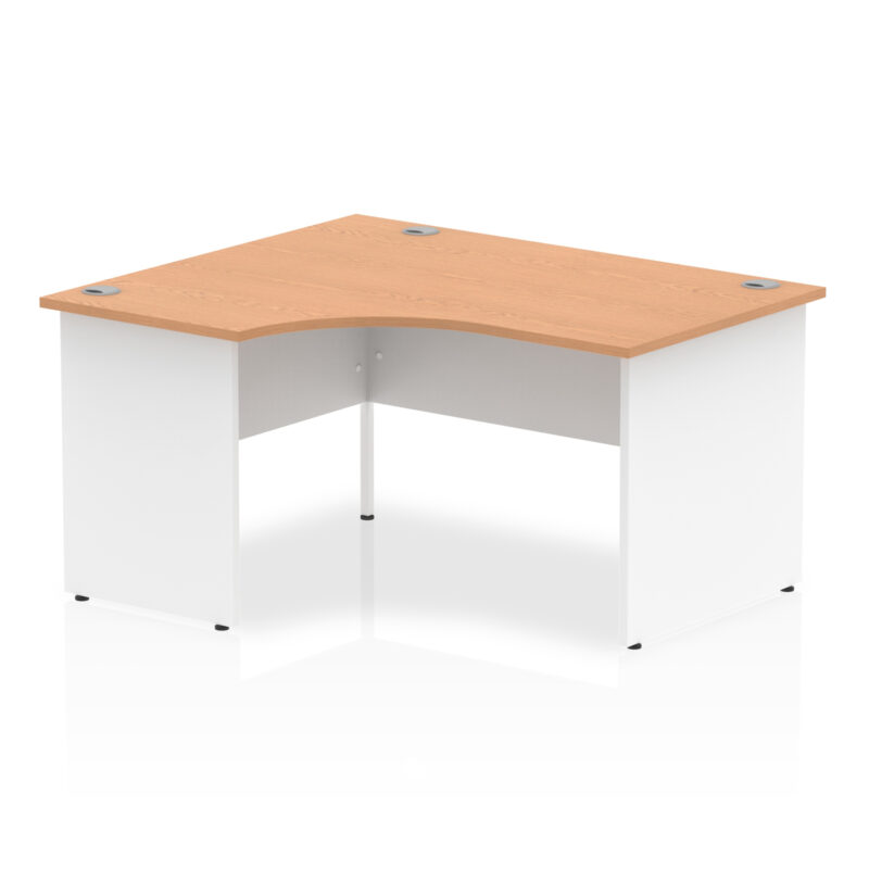 Impulse 1400mm Left Crescent Desk Panel End Leg - Image 8