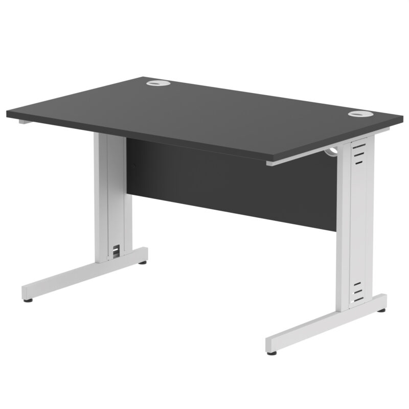Impulse 1200mm Straight Desk Cable Managed Leg - Image 97