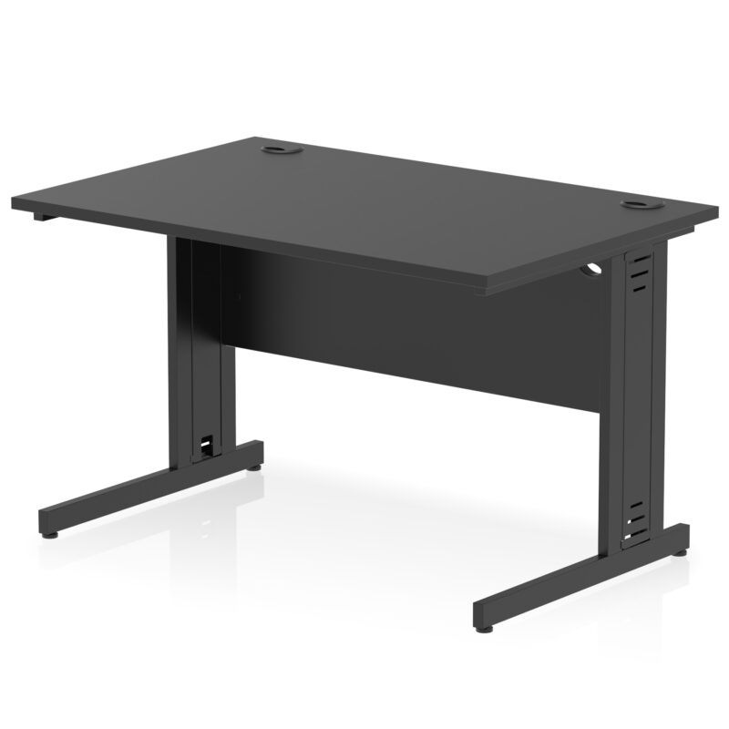 Impulse 1200mm Straight Desk Cable Managed Leg - Image 99