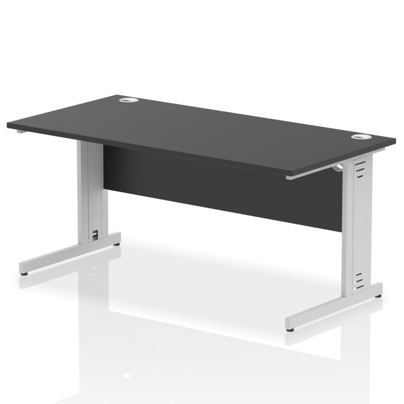 Impulse 1600mm Straight Desk Cable Managed Leg - Image 97