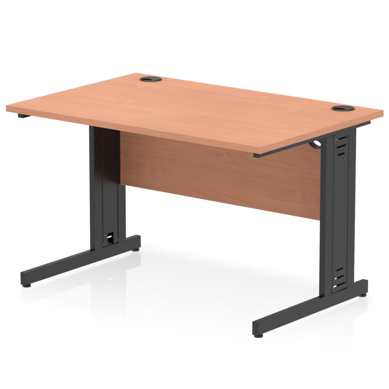 Impulse 1200mm Straight Desk Cable Managed Leg - Image 100