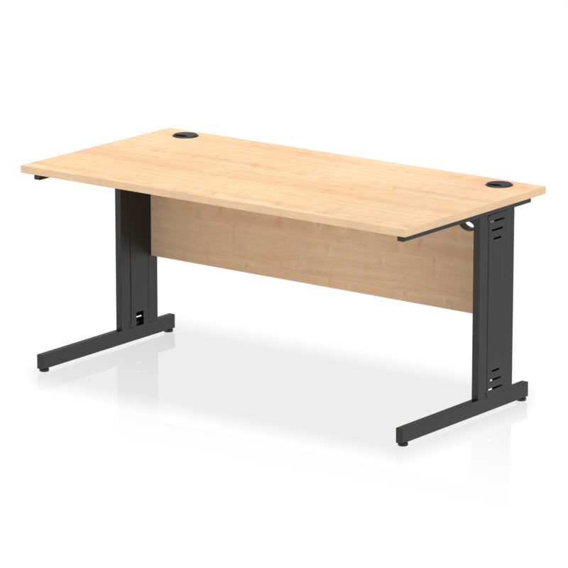 Impulse 1600mm Straight Desk Cable Managed Leg - Image 102