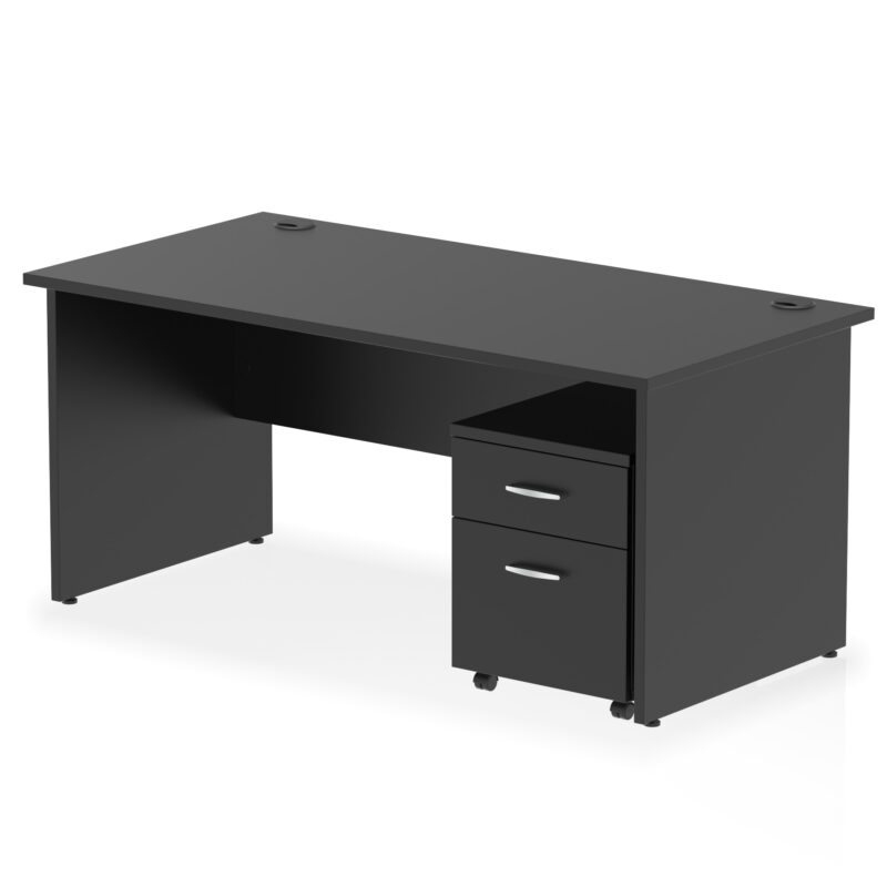 Impulse Panel End Straight Desk With Mobile Pedestal - Image 53