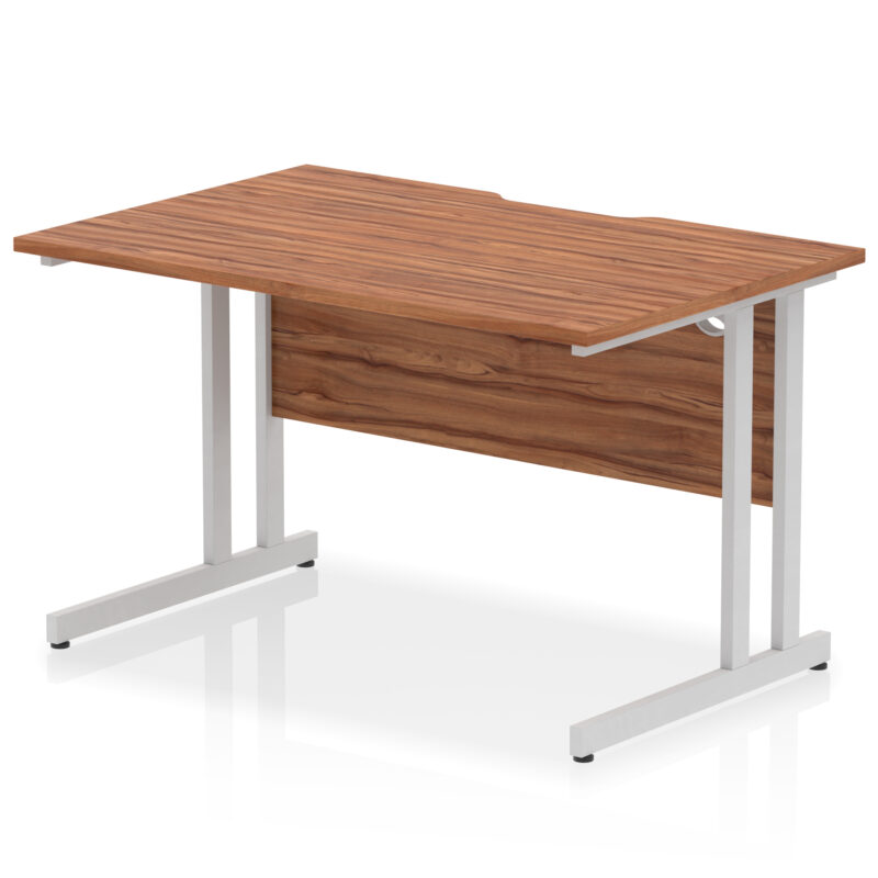 Impulse Scalloped Edge 1200mm Straight Desk Cantilever Leg - Image 15
