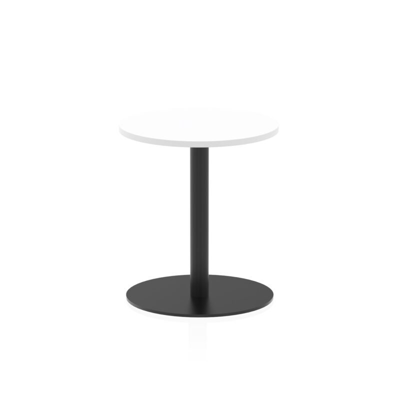 Italia Round Poseur Table Black Leg - Image 3
