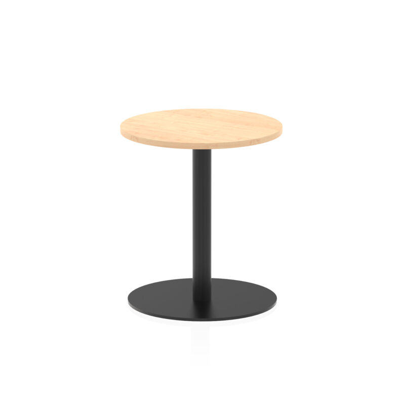 Italia Round Poseur Table Black Leg - Image 4