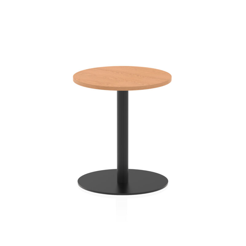 Italia Round Poseur Table Black Leg - Image 5