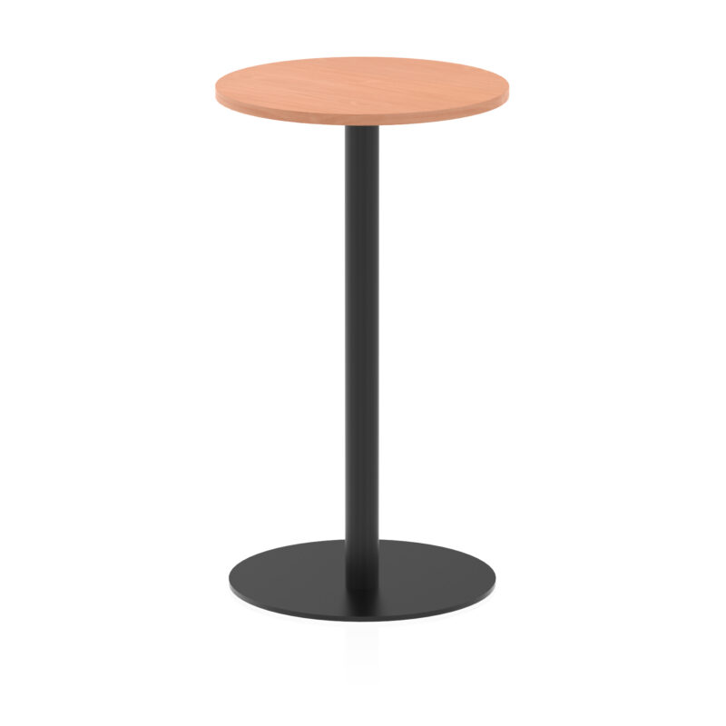 Italia Round Poseur Table Black Leg - Image 7