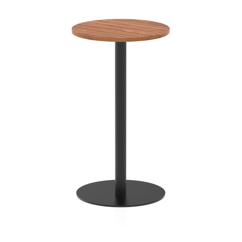 Italia Round Poseur Table Black Leg - Image 8