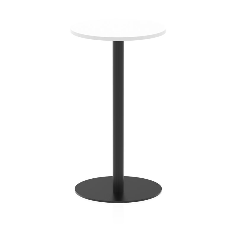 Italia Round Poseur Table Black Leg - Image 9
