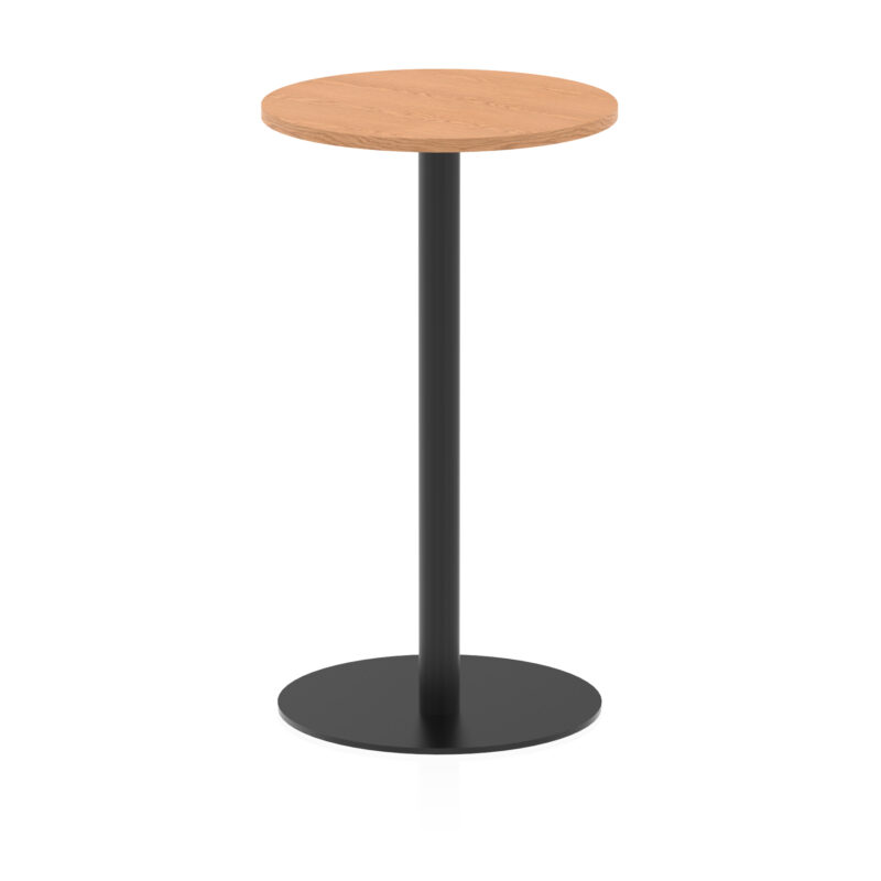 Italia Round Poseur Table Black Leg - Image 11