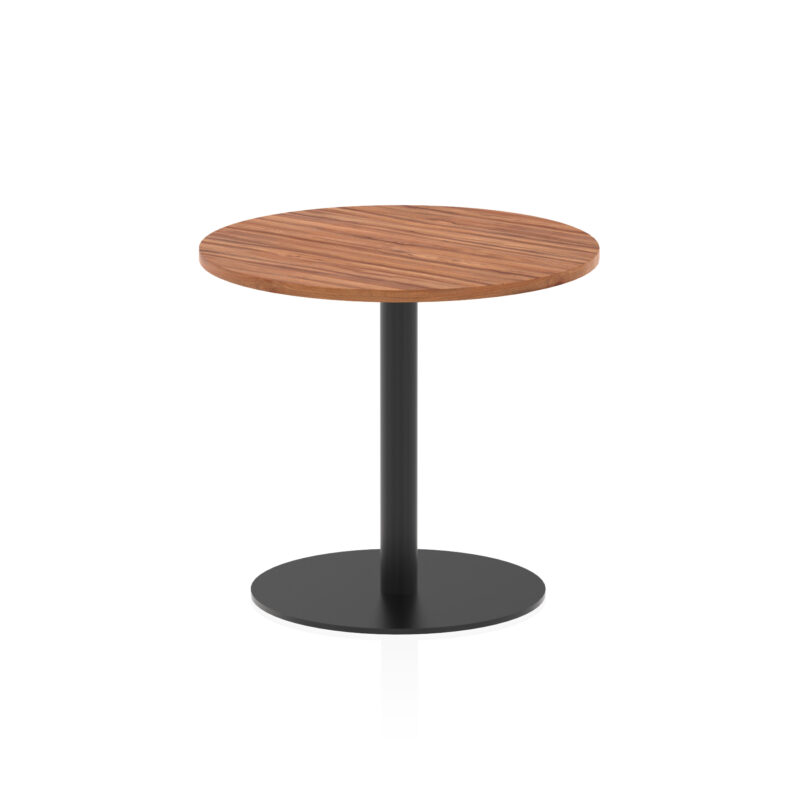 Italia Round Poseur Table Black Leg - Image 14